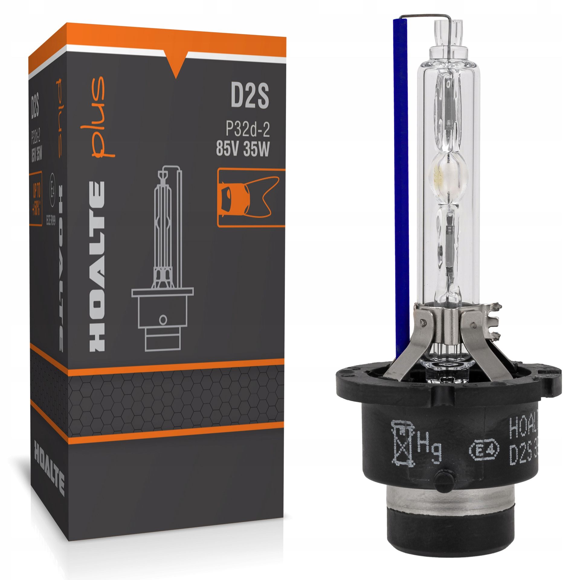 Żarnik D2S Xenon Hoalte +50% Więcej Światła Niebiesko-biała 8000K 35W 85V