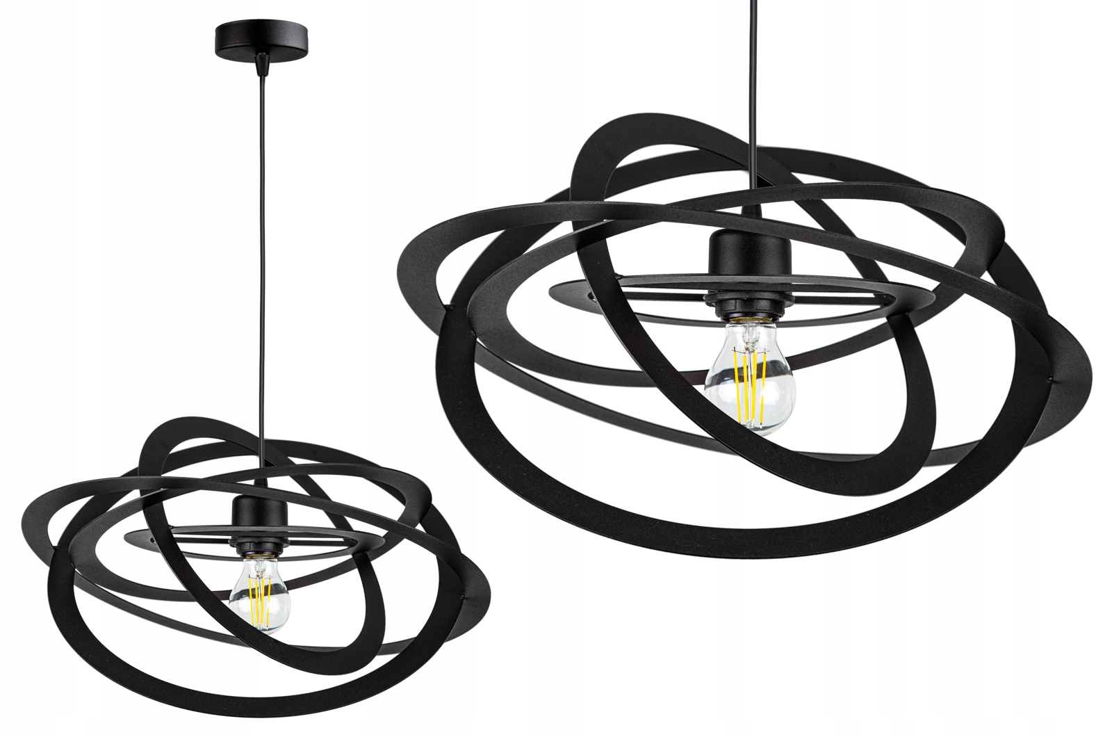 Lampa Sufitowa Plafon Żyrandol Loft Edison Led