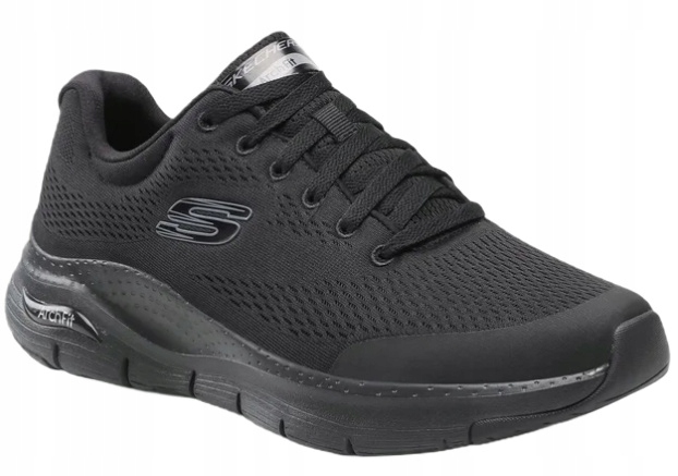 Skechers Buty Męskie Sportowe Arch Fit Czarne 42 Eu