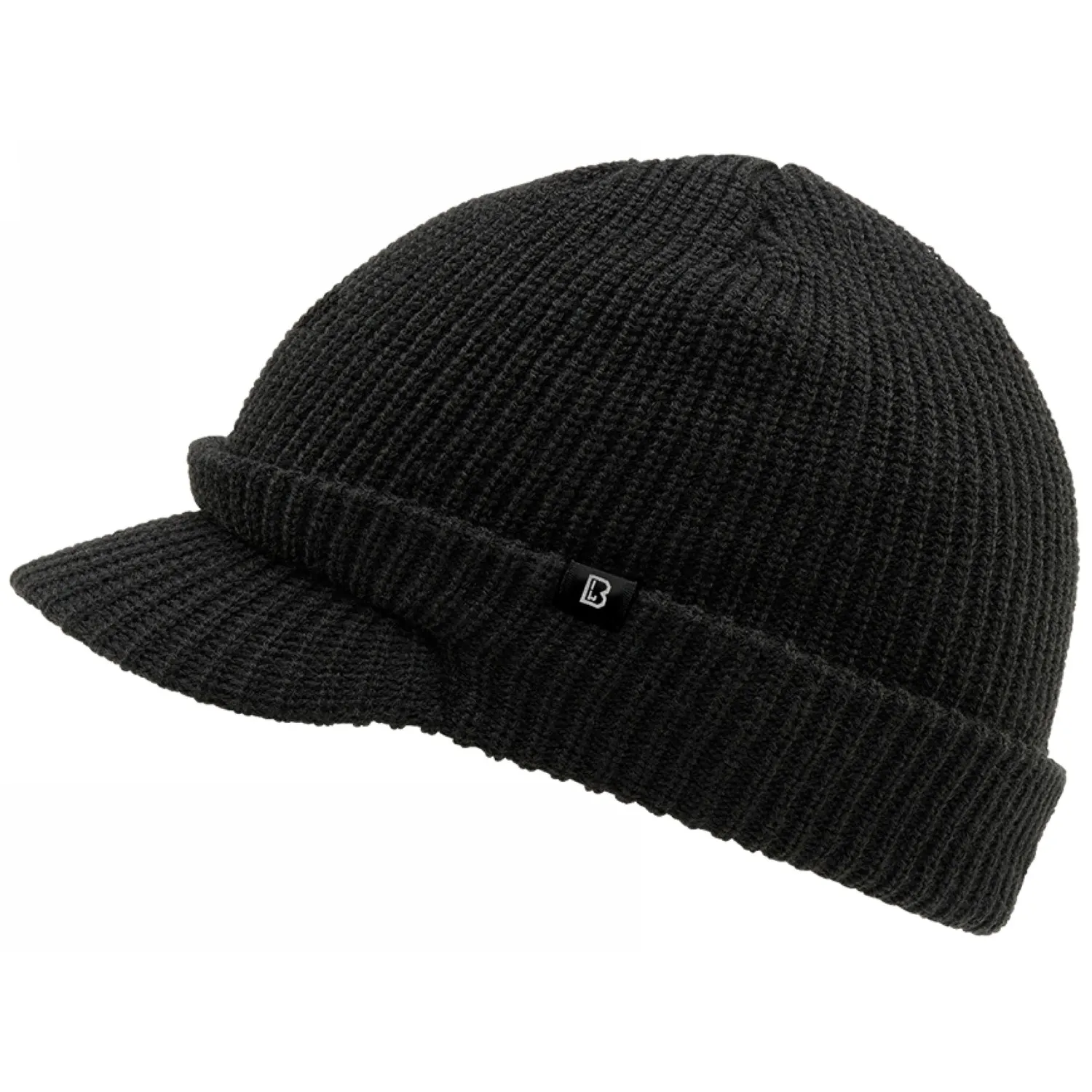 Czapka zimowa z daszkiem Brandit Shield Cap - Czarna