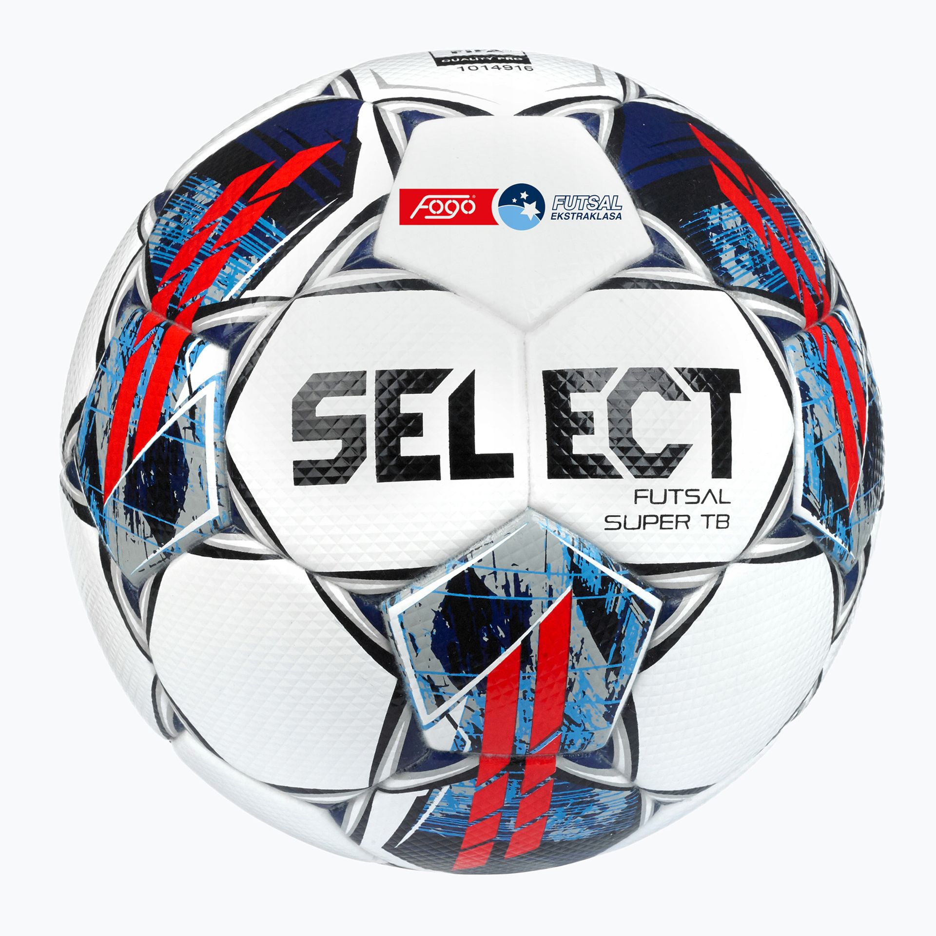 Piłka do piłki nożnej SELECT Futsal Super TB FIFA Fogo Ekstraklasa v24 white/red rozmiar 4 WYSYŁKA W 24H 30 DNI NA ZWROT