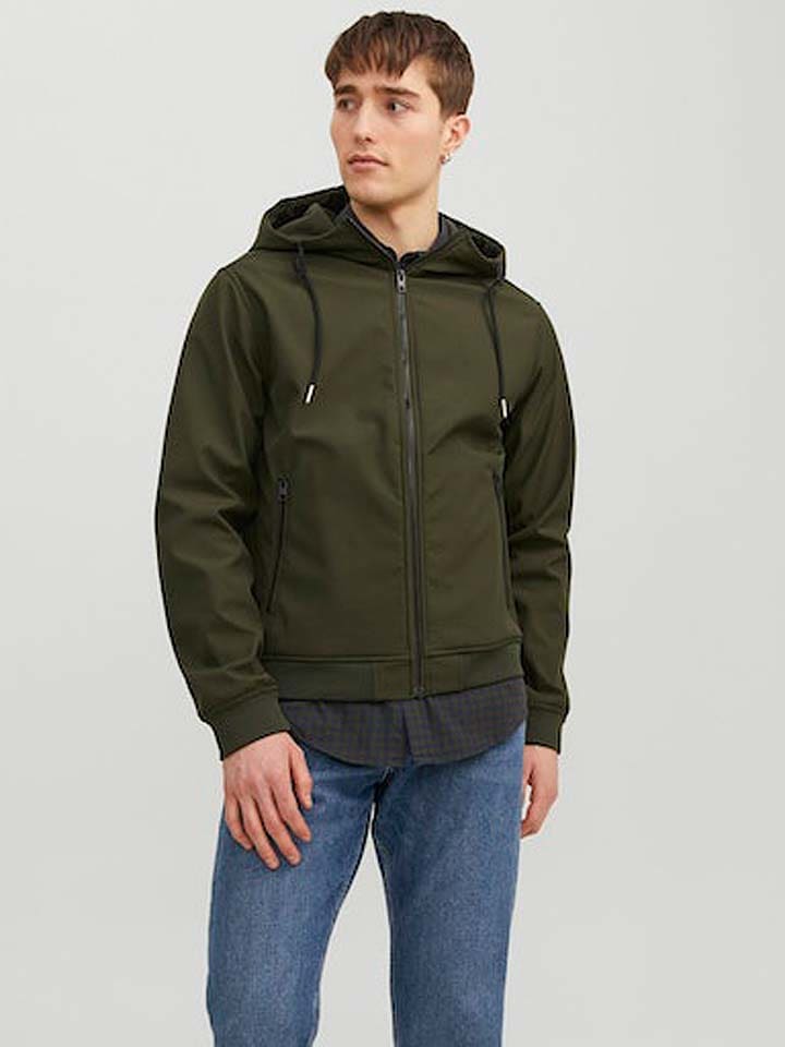 Jack & Jones Kurtka przejściowa w kolorze khaki