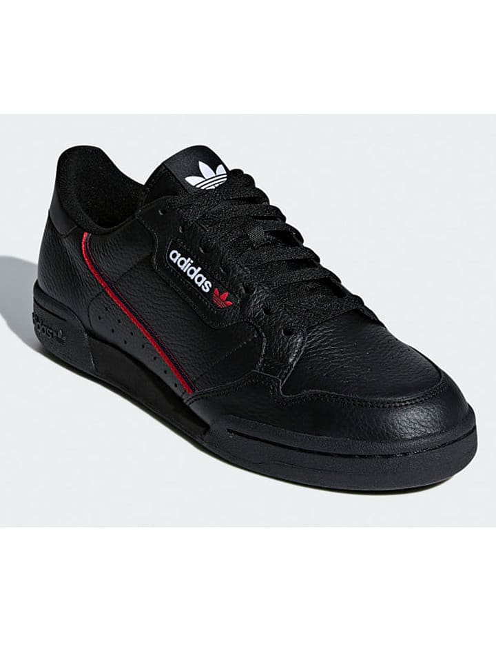 adidas Skórzane sneakersy w kolorze czarnym