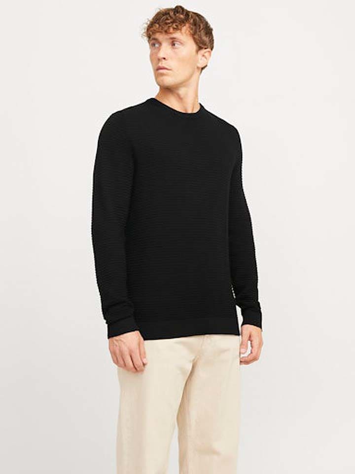 Jack & Jones Sweter w kolorze czarnym