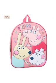 Plecak przedszkolny 3D Świnka Peppa pink