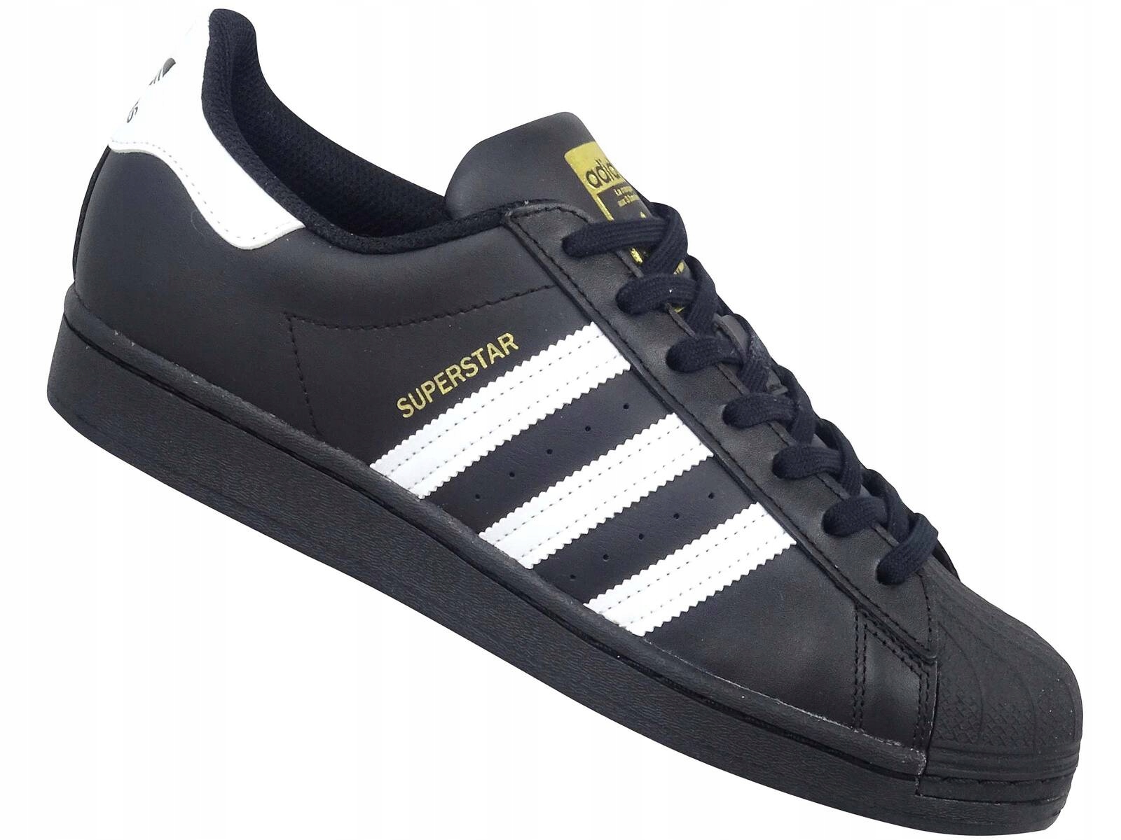 Adidas Superstar Originals EG4958 Buty Czarne Skórzane Sneakers Męskie
