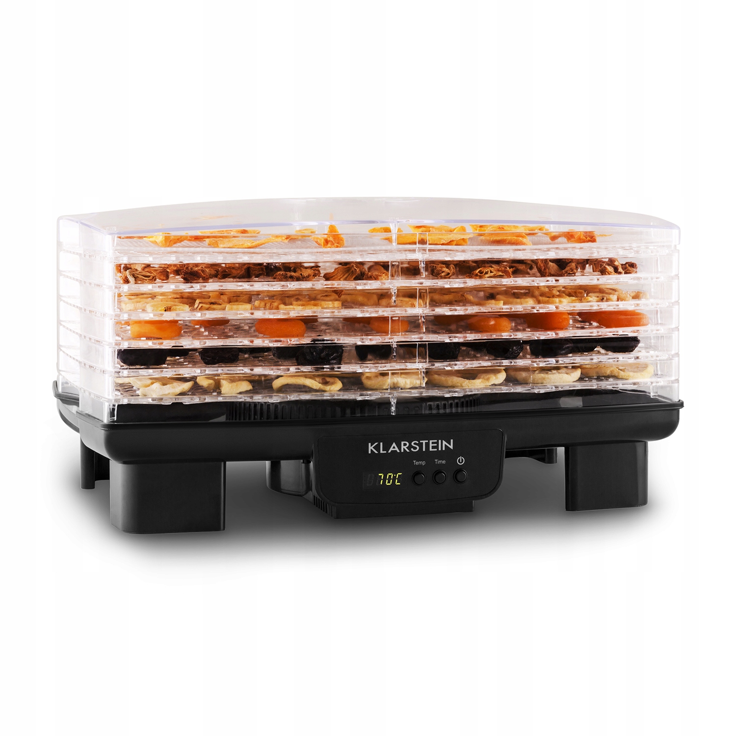 Duża Suszarka Spożywcza Do Grzybów Owoców Warzyw Ziół 550W Dehydrator 6 Sit