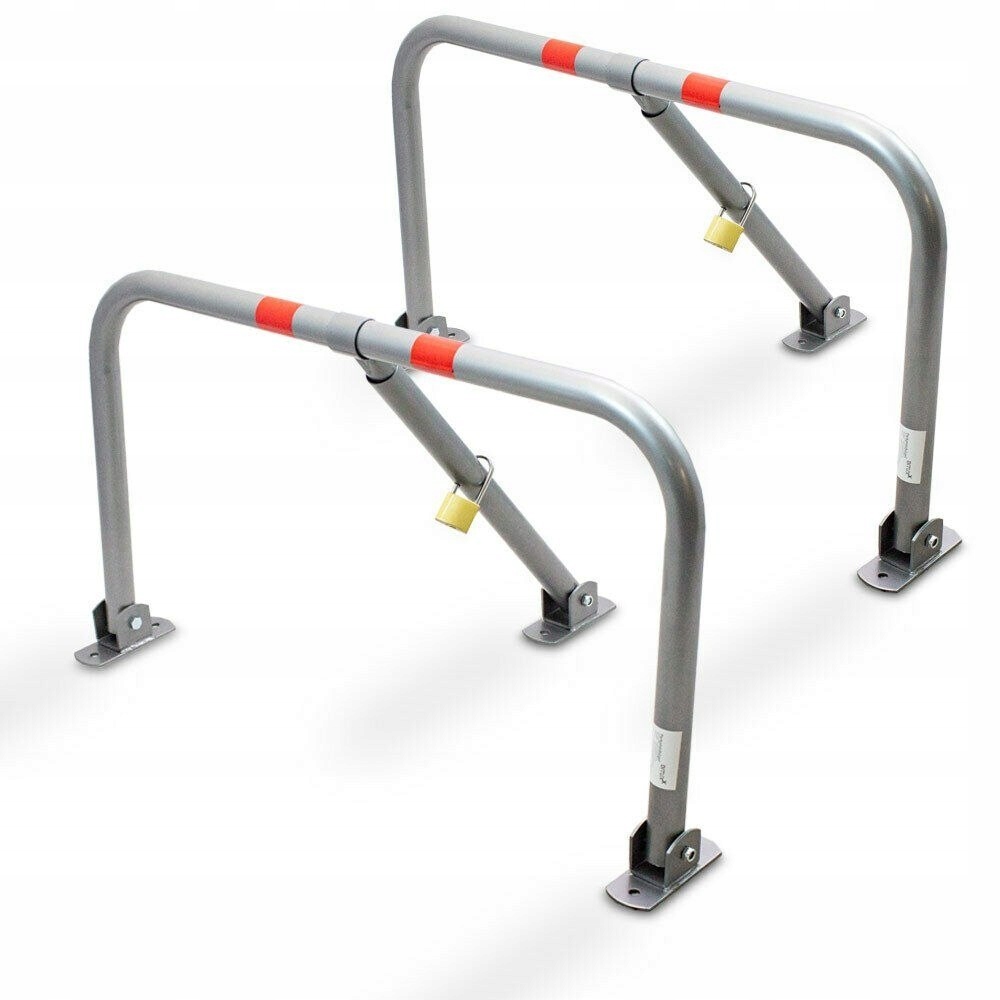 Blokada Wspornik Parkingkowy Z Zamkiem Na Klucz 2 Sztuki