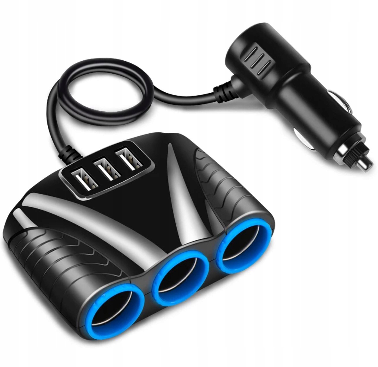 Rozdzielacz Gniazda Zapalniczki 12V 24V Usb 3,1A