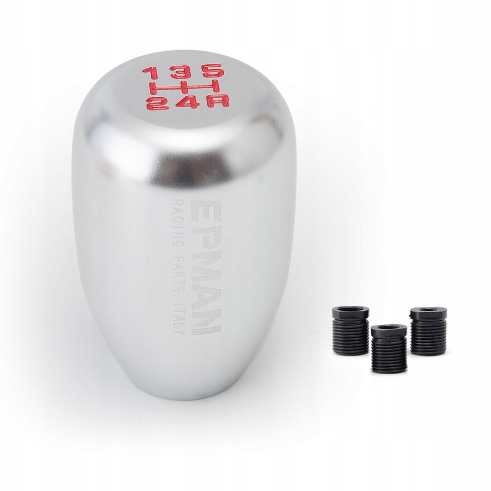 Uniwersalna Gałka Zmiany Biegów Aluminiowa 5-BIEGÓW Srebrna