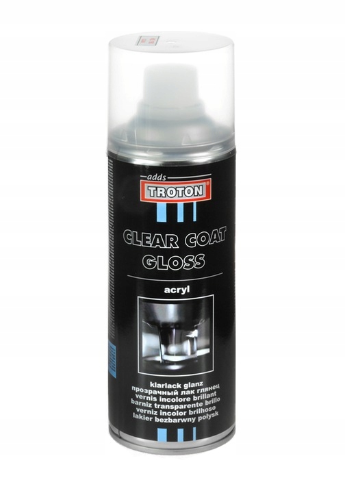 Troton Lakier Bezbarwny Akrylowy Połysk spray400ml