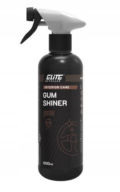 Elite Detailer Gum Shiner preparat dywaniki gumowych konserwacja czarne