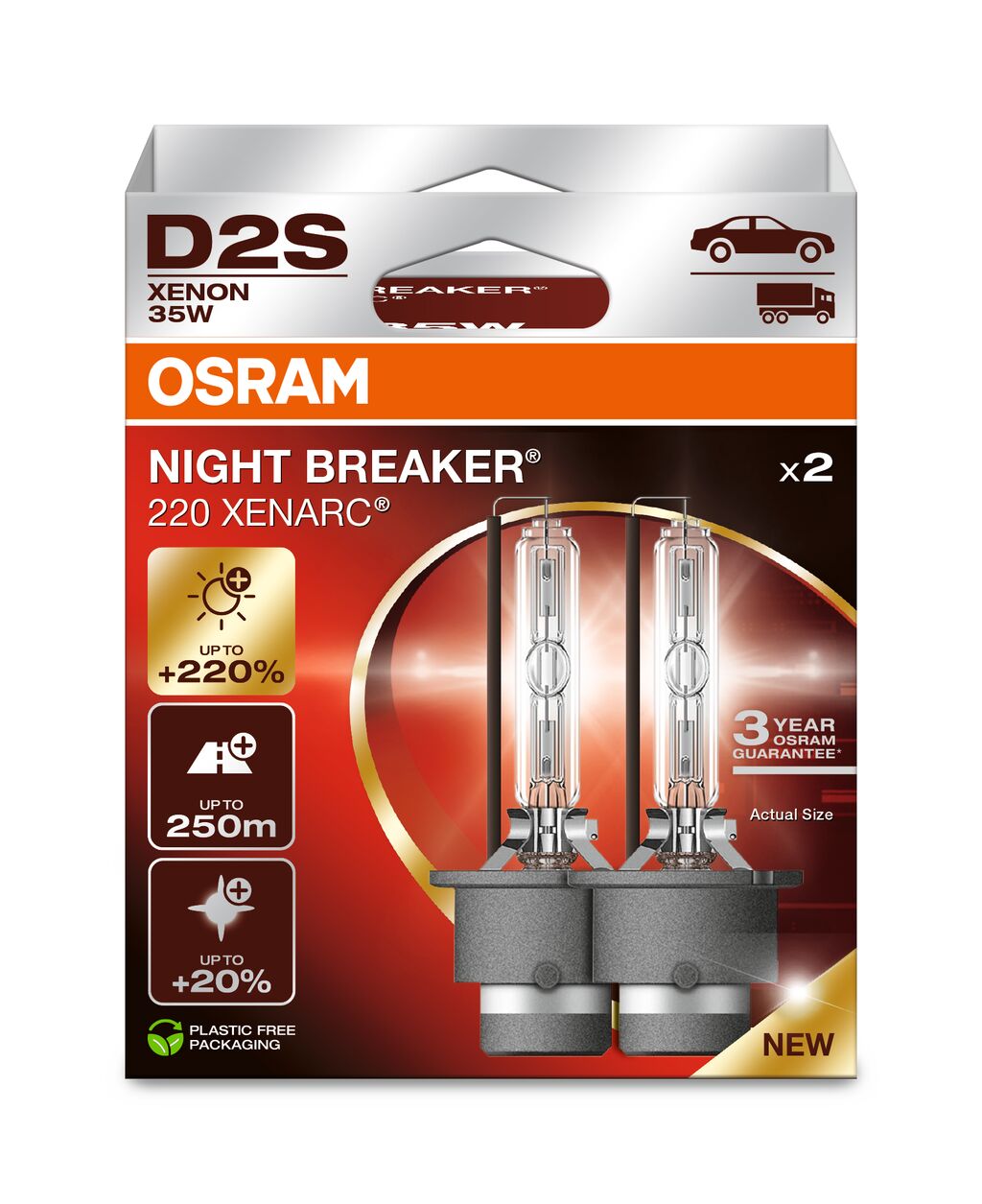 Żarówki Osram Xenarc Night Breaker 220 D2S 35 W 2 szt.