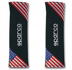 Nakładki na pasy Sparco Flag Stany Zjednoczone Usa