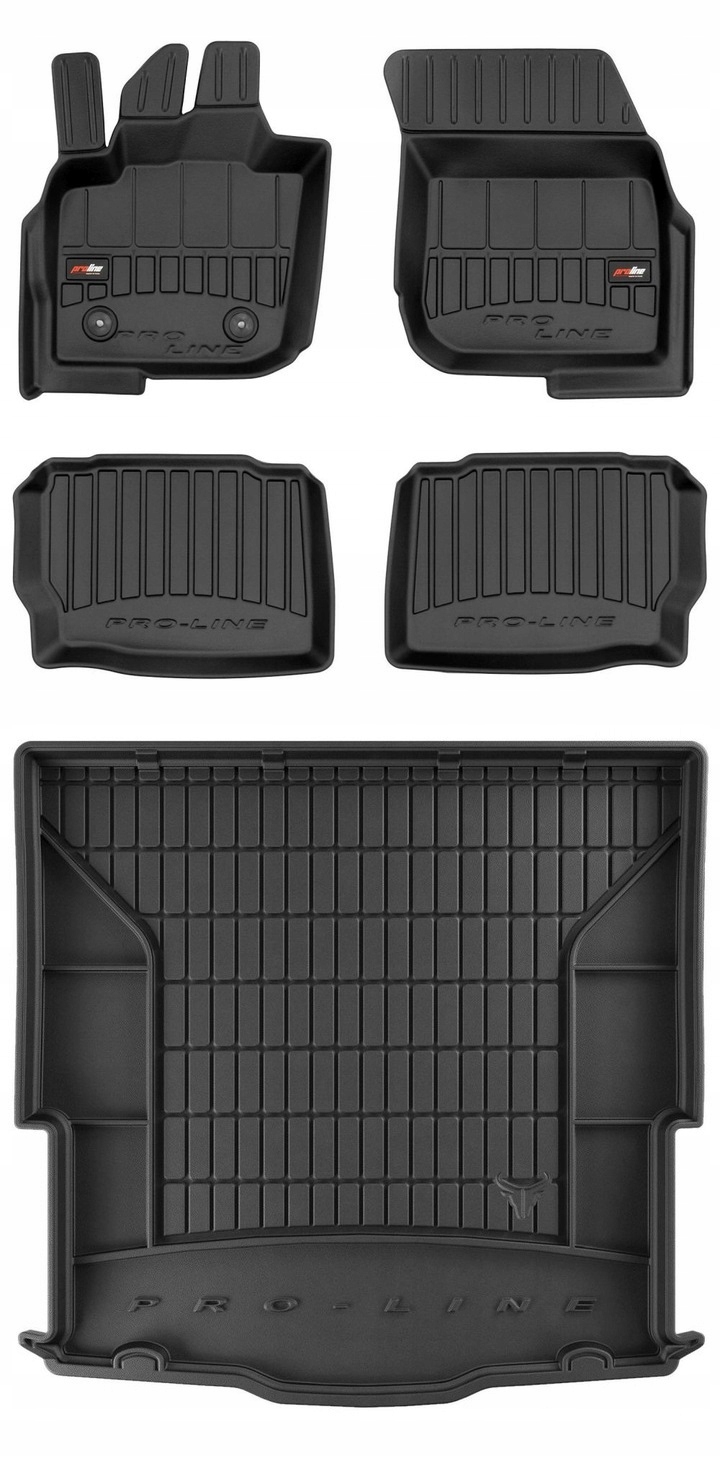 Zestaw 3D dywaniki gumowe mata Ford Mondeo Mk5 Kombi od 2015-