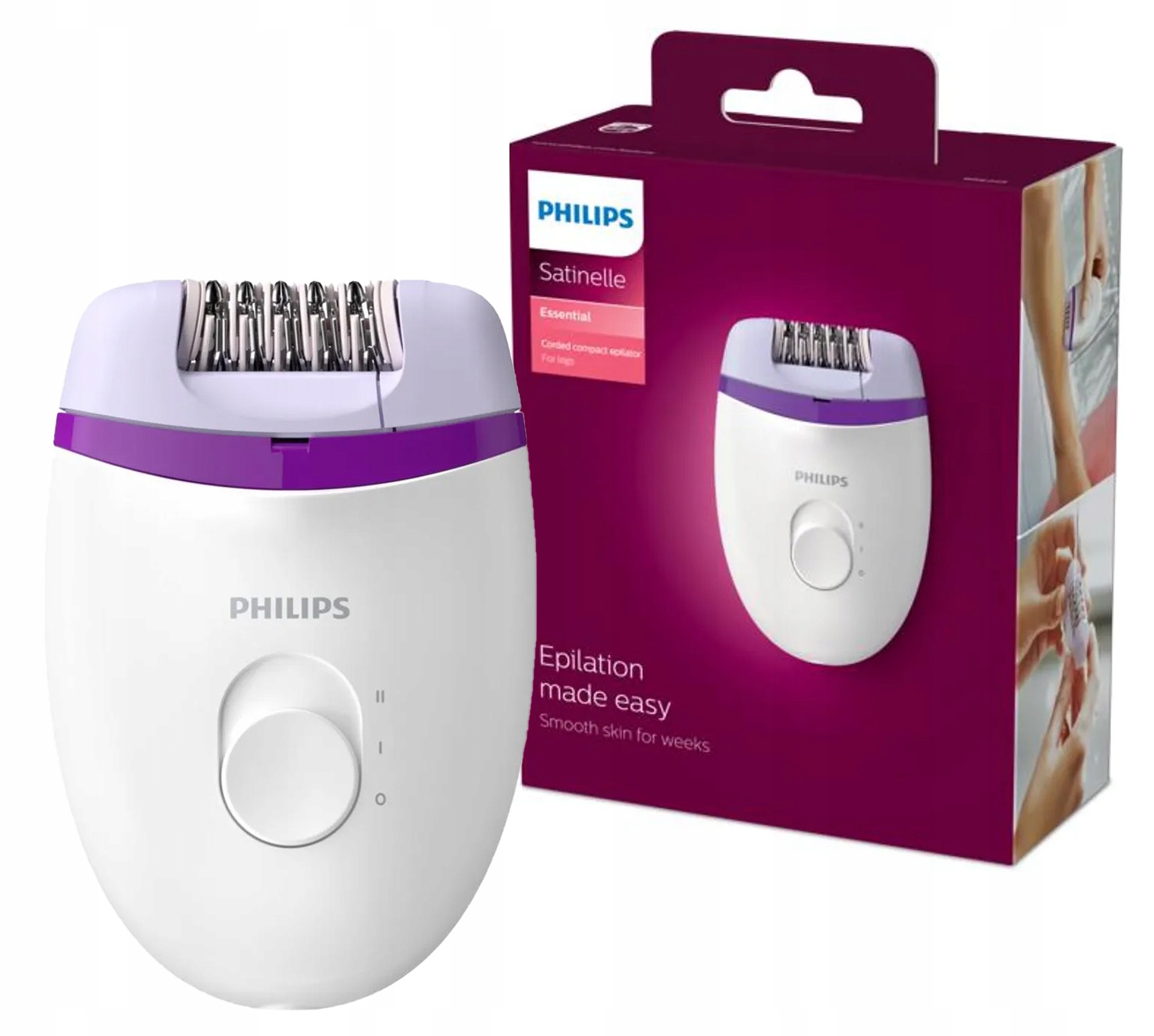 Nowy Depilator Golarka Maszynka Philips Satinelle Essential