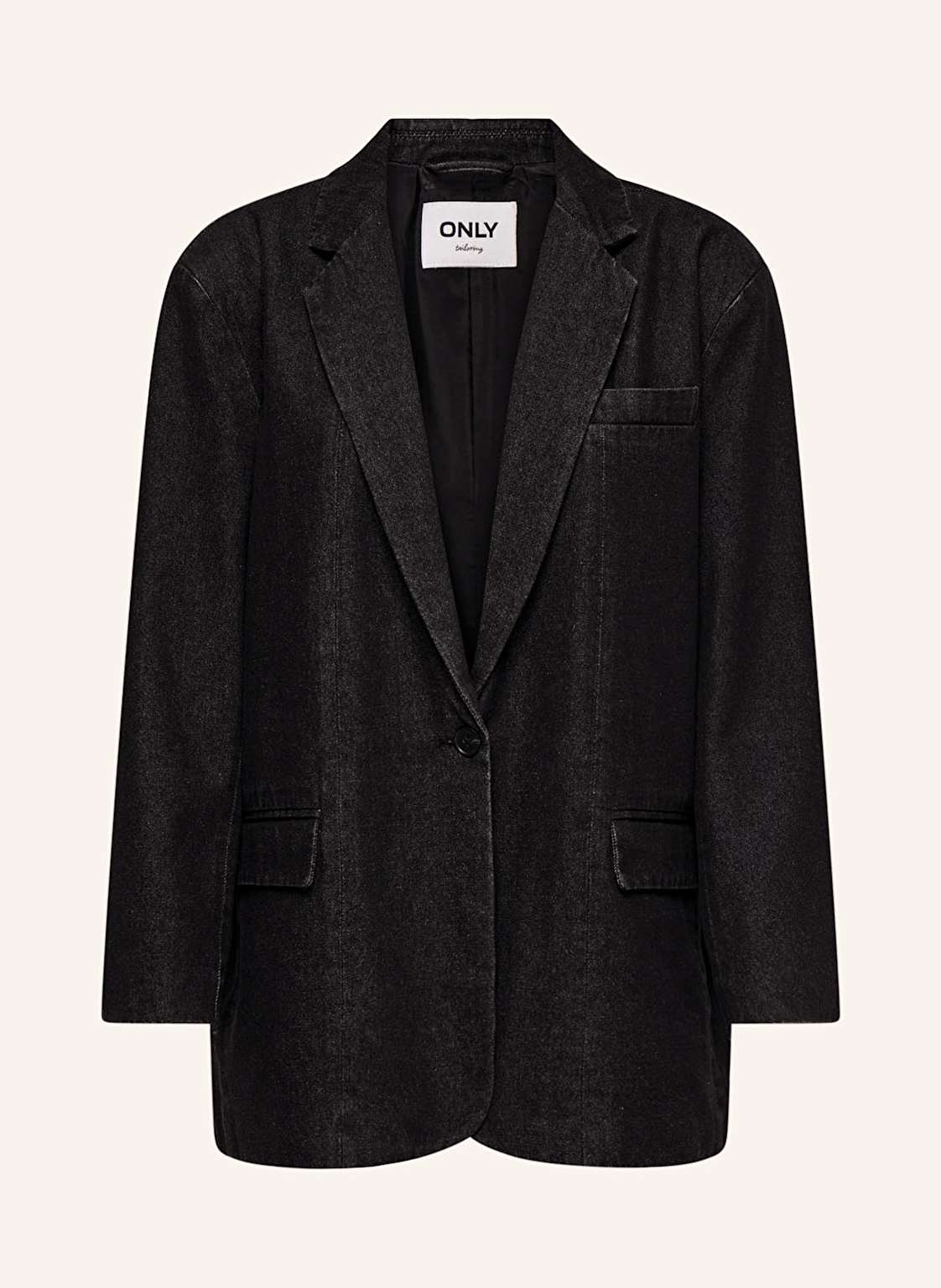 Only Blezer Jeansowy schwarz