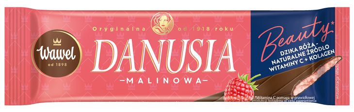 MINIczekolada Danusia Malinowa Beauty Baton Wawel 39g