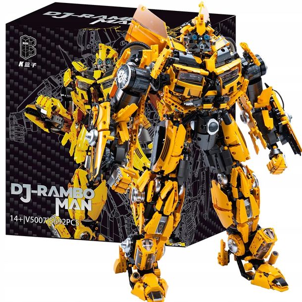 Klocki techniczne Robot DJ-Rambo Man V5007 konstrukcyjne zestaw klocków