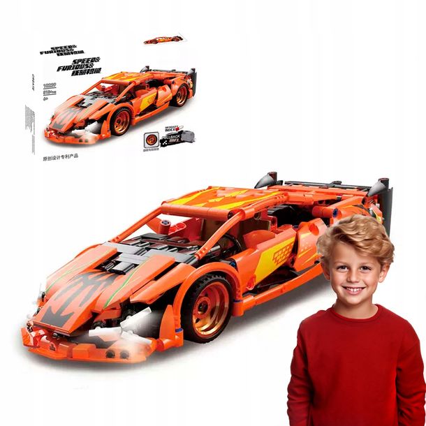 Klocki Technic McLaren Sportowy Pojazd Auto Wyścigówka 518 Elementów Kbox