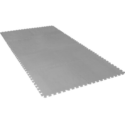 Gorilla Sports Zestaw mat ochronnych puzzle 8 sztuk, szare (100616-00033-0001)