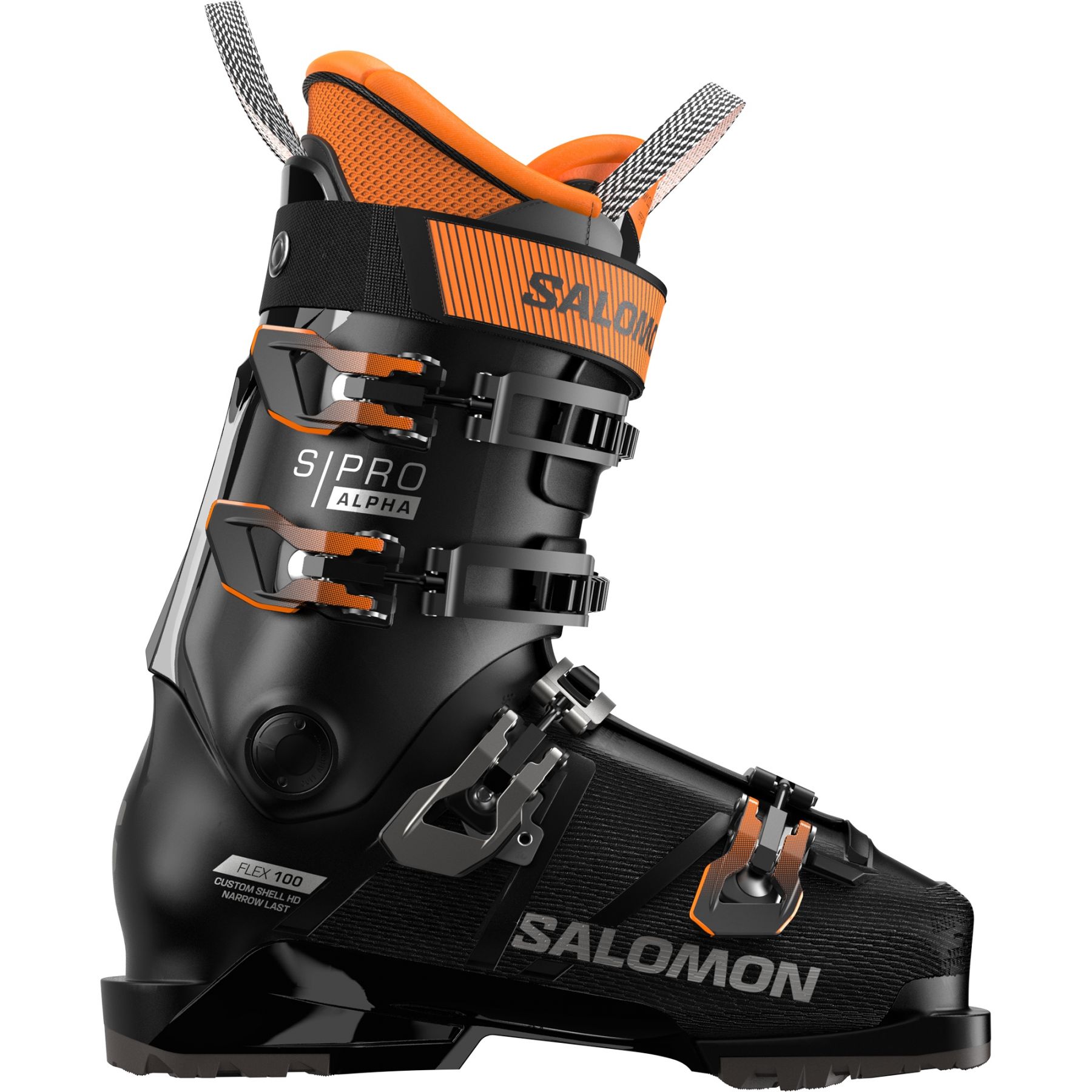 Salomon, S/Pro Alpha 100 GW, buty narciarskie, męskie, czarno-pomarańczowe