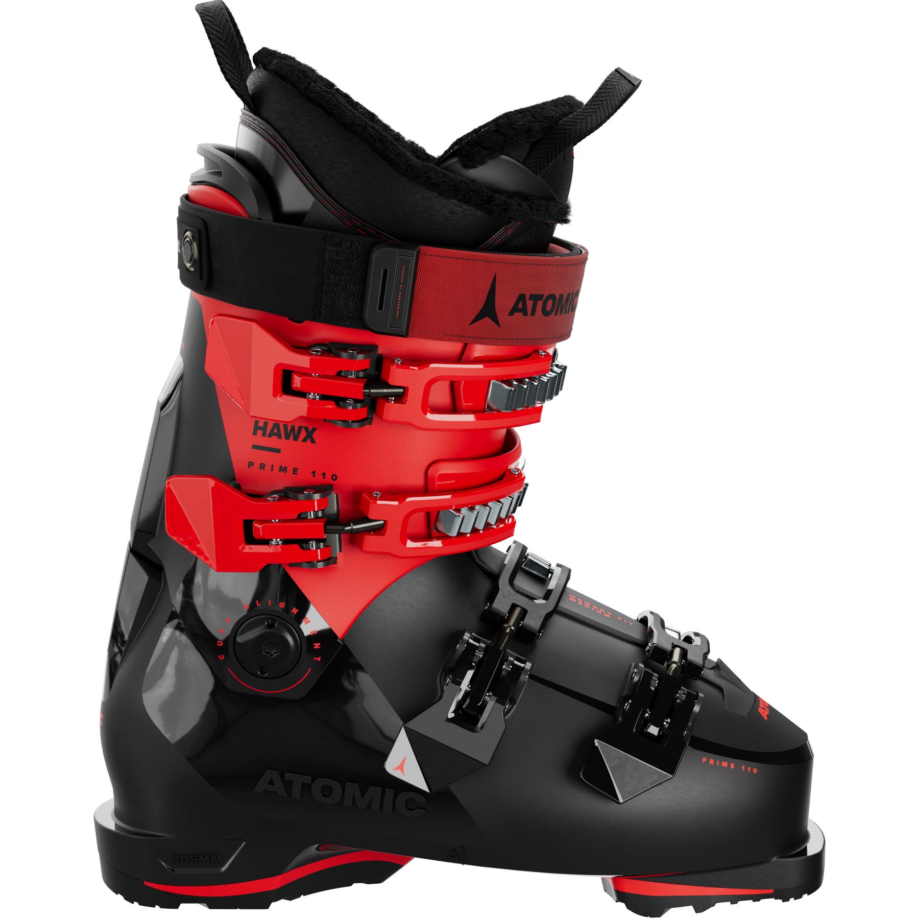 Atomic Hawx Prime 110 GW, buty narciarskie, męskie, czarny/czerwony