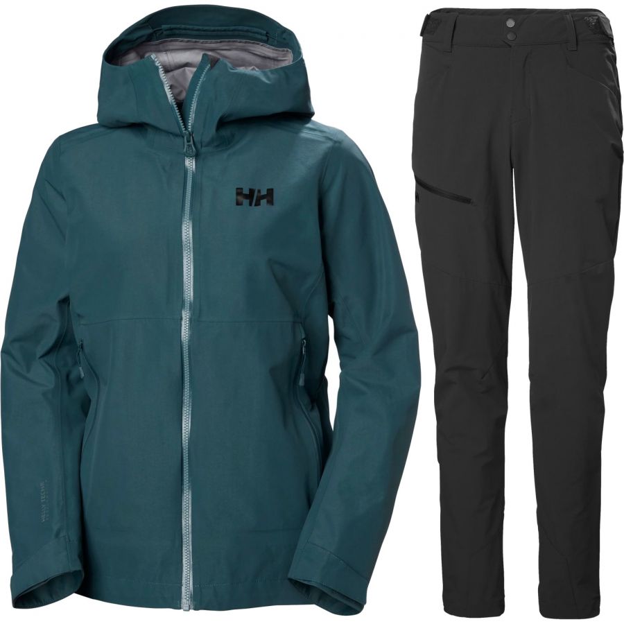 Helly Hansen Blaze narciarski, damski, ciemnozielony