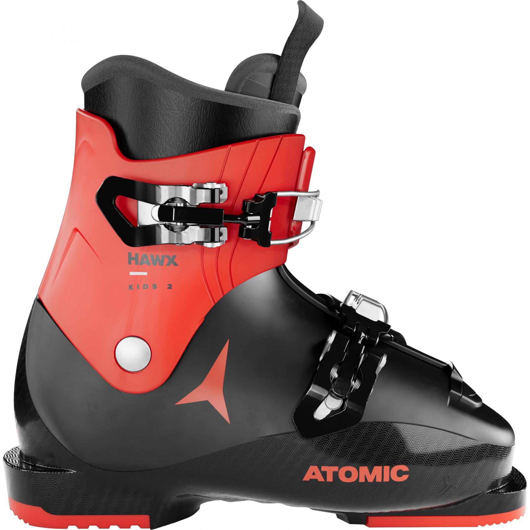 Atomic Hawx Kids 2, buty narciarskie, juniorskie, czarno-czerwone