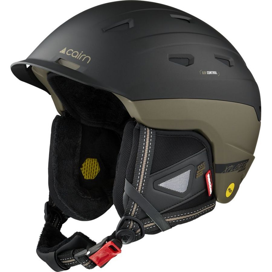 Cairn Xplorer Rescue Mips, kask narciarski, czarny/brązowy