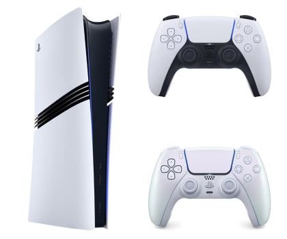 Sony PlayStation 5 Pro + DualSense - Chrome Pearl