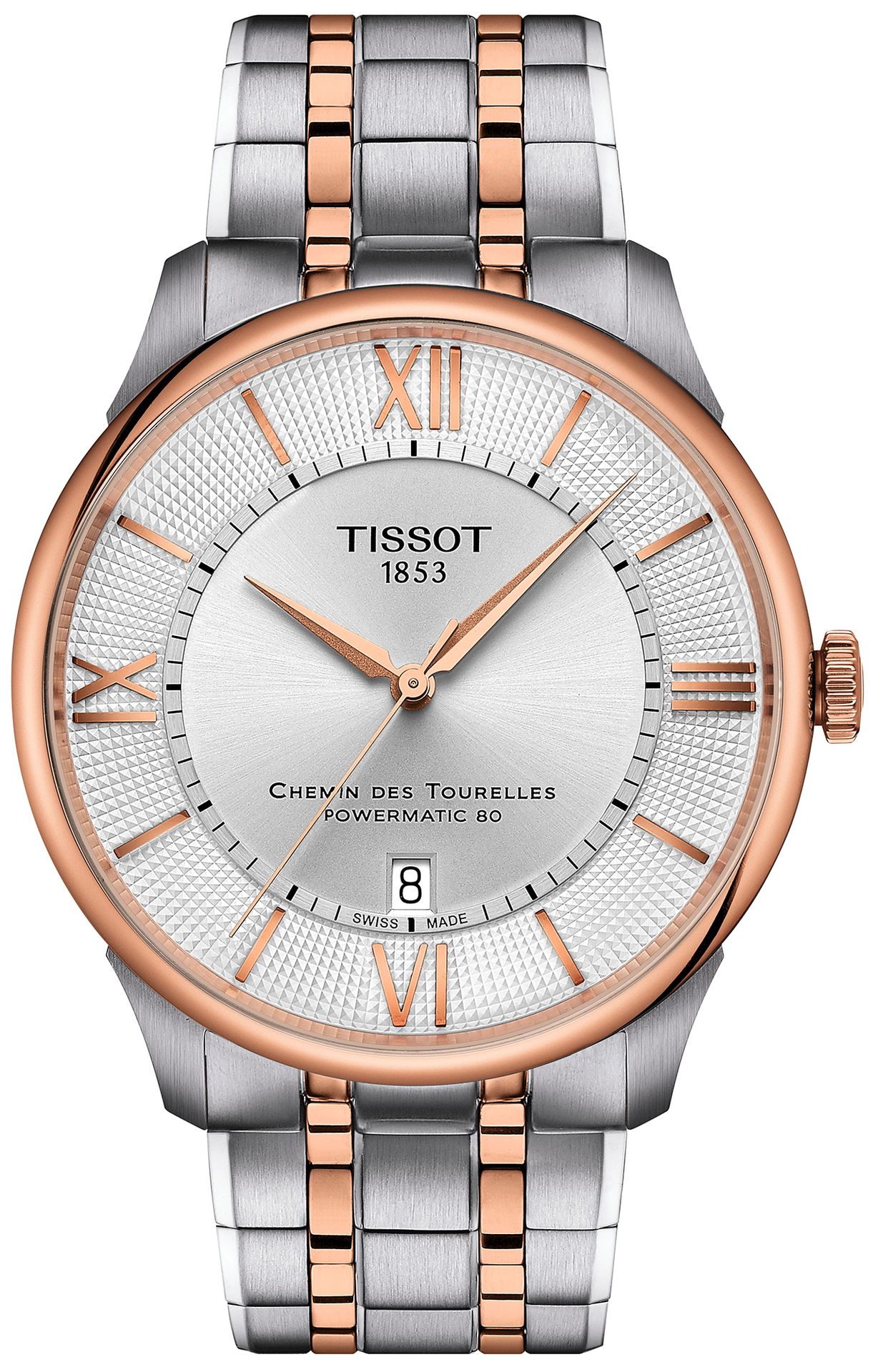 Zegarek Tissot T139.407.22.038.00 Chemin Des Tourelles Powermatic 80 42mm