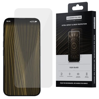Szkło hybrydowe HAMMER GLASS Flex do Apple iPhone 16