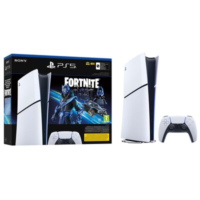 Konsola SONY PlasyStation 5 Digital Slim Fortnite Cobalt - Zestaw Startowy