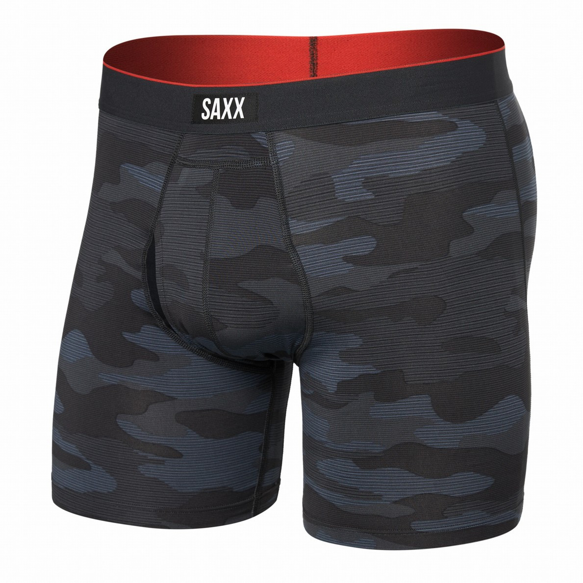 Bokserki Saxx Multi-Sport Mesh Boxer Brief Fly Rozmiar: XL / Kolor: szary/czarny