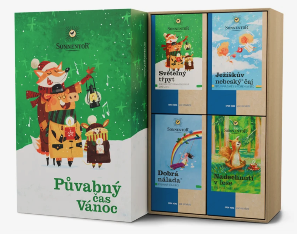 Sonnentor - Pudełko na herbatę, Urokliwy czas Świąt