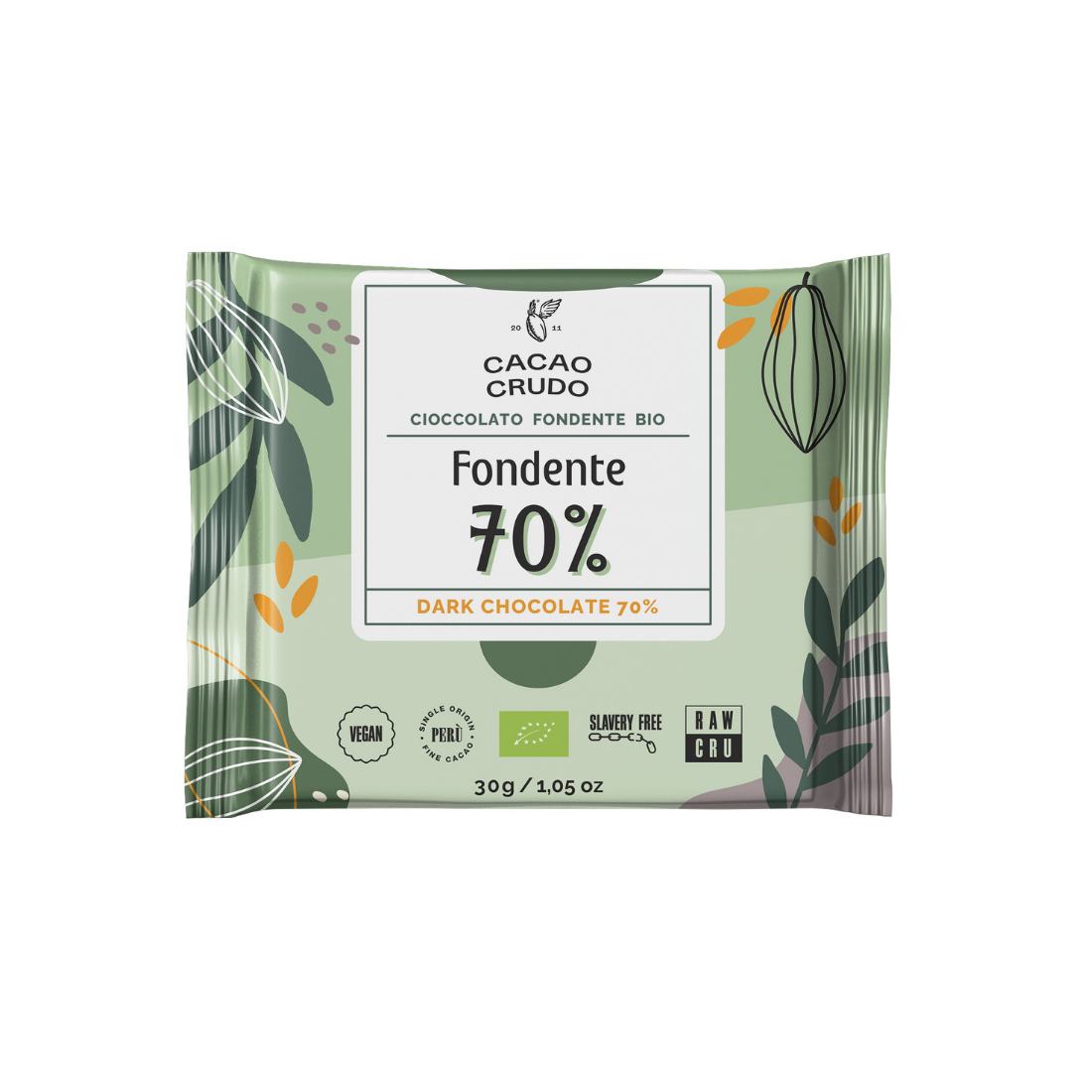 Cacao Crudo Surowa Ciemna czekolada 70%, BIO, 30 g