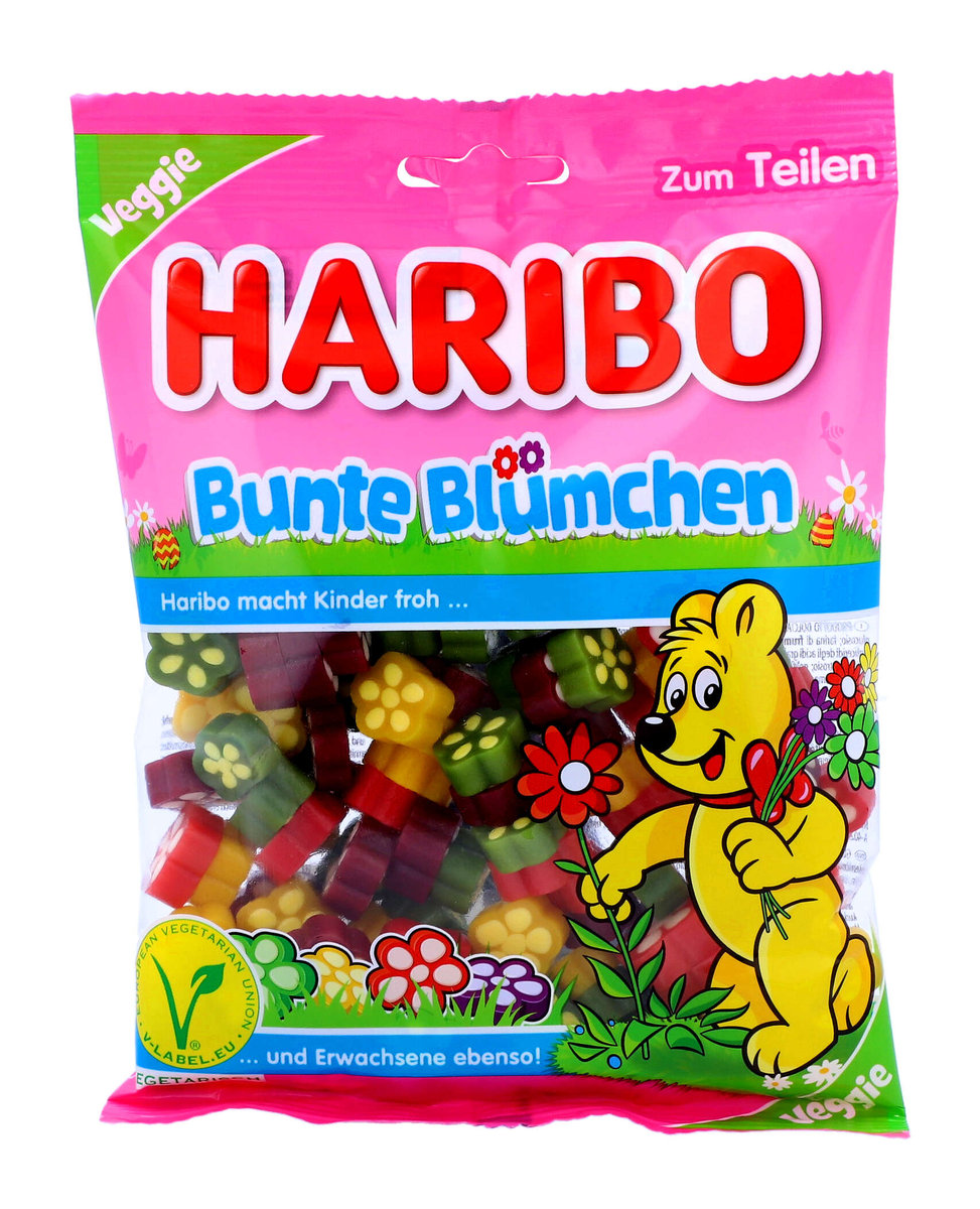 Haribo, żelki owocowe Kolorowe Kwiaty, mix smaków, 175g