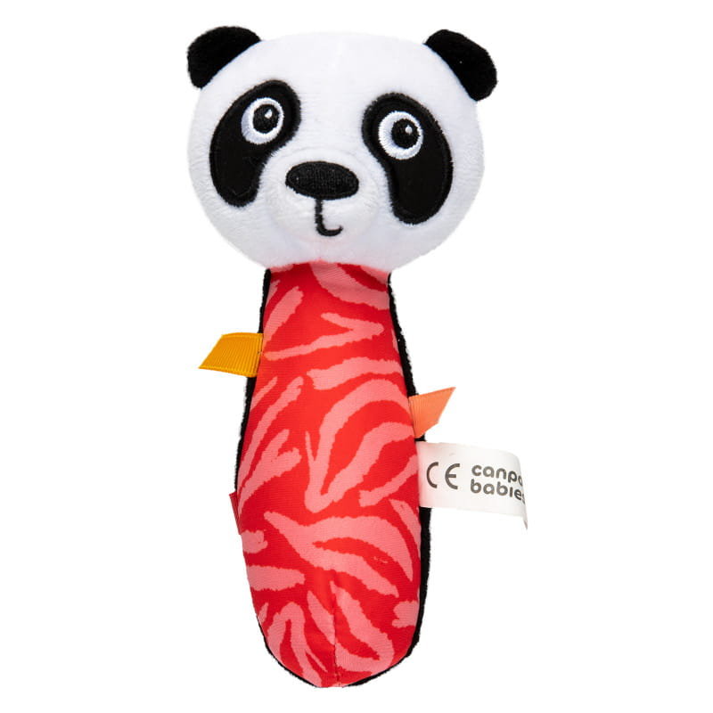 Zabawka sensoryczna z piszczkiem Panda BabiesBoo, Canpol Babies