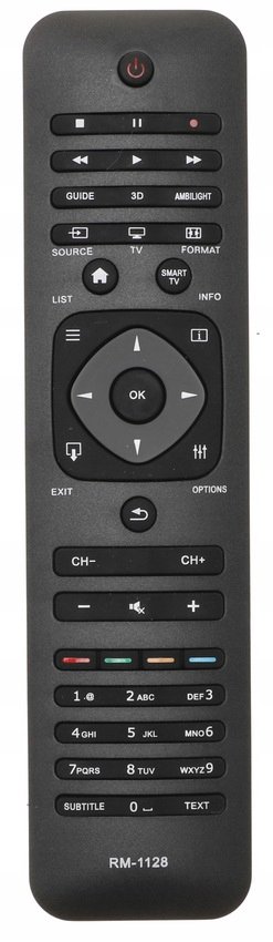 PILOT Do TV Telewizora PHILIPS Uniwersalny LCD LED SMART Ambilight 3D 1128