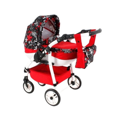 Wózek dla lalek Adbor Lily Sport ze skrętnymi przednimi kołkami ls-18