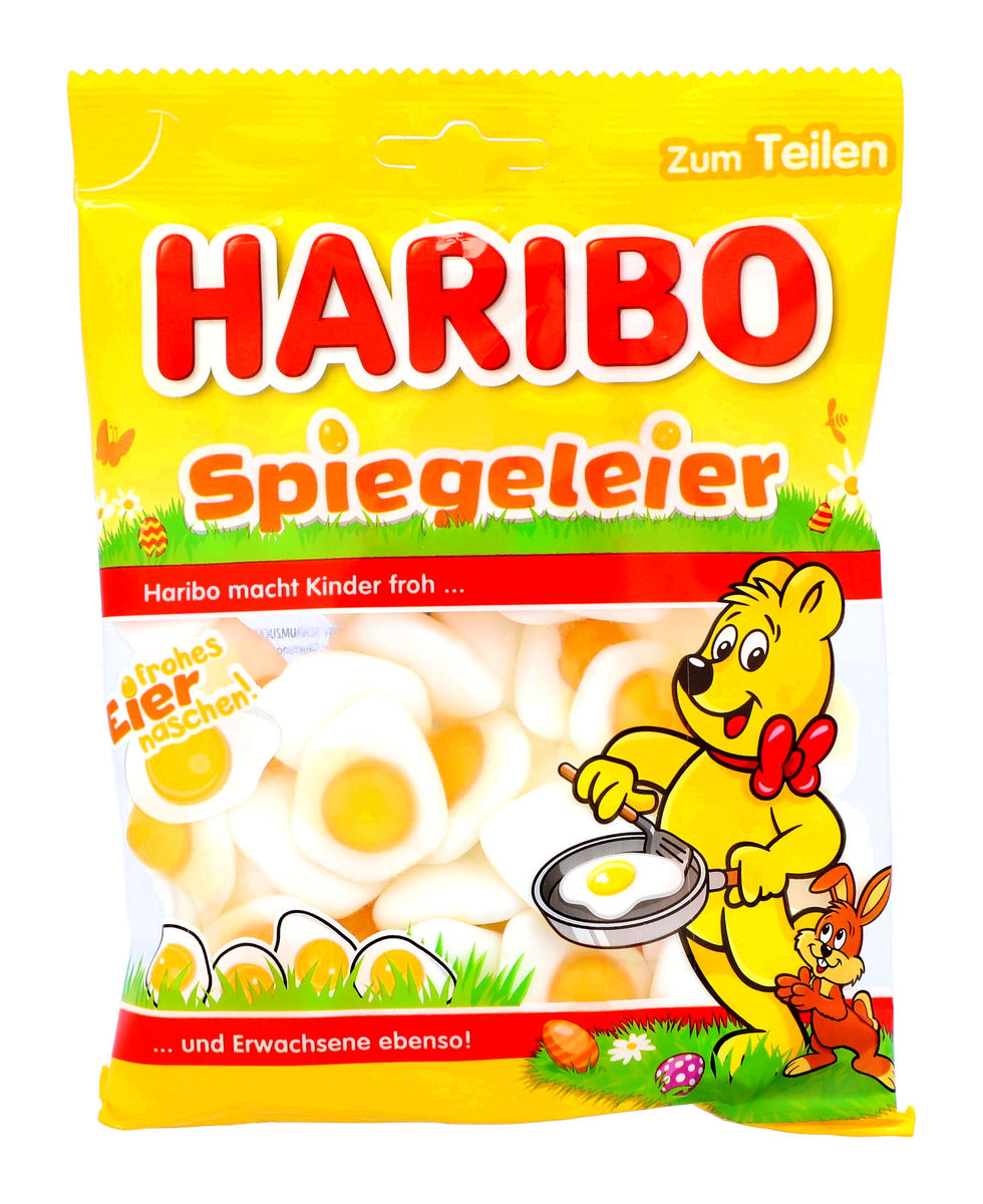 Haribo, żelki owocowe Jajka Sadzone, mix smaków, 175g