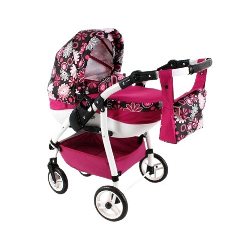 Wózek dla lalek Adbor Lily Sport ze skrętnymi przednimi kołkami ls-19