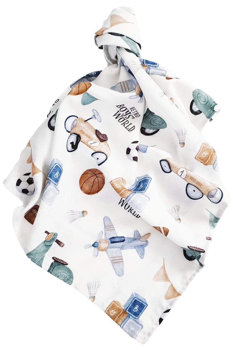 Pieluszka bambusowa 40x60 Retro Boys, Lepre