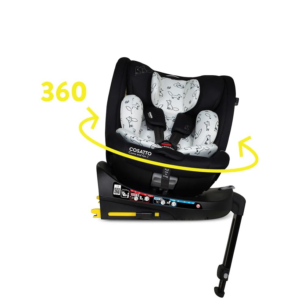 Fotelik samochodowy Cosatto Come and Go 2 i-Size 360 - Foxed 0-18kg