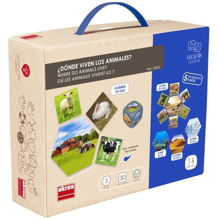 Gra edukacyjna Gdzie żyją zwierzęta? / Akros