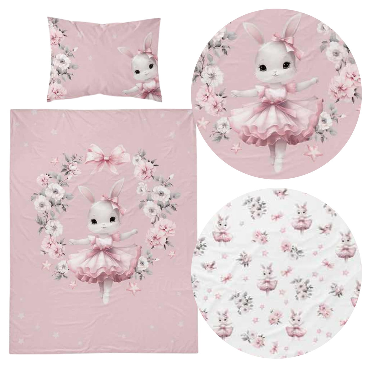 Pościel 90 x 120 Bawełna Dziecięca Maya Mo 4995A