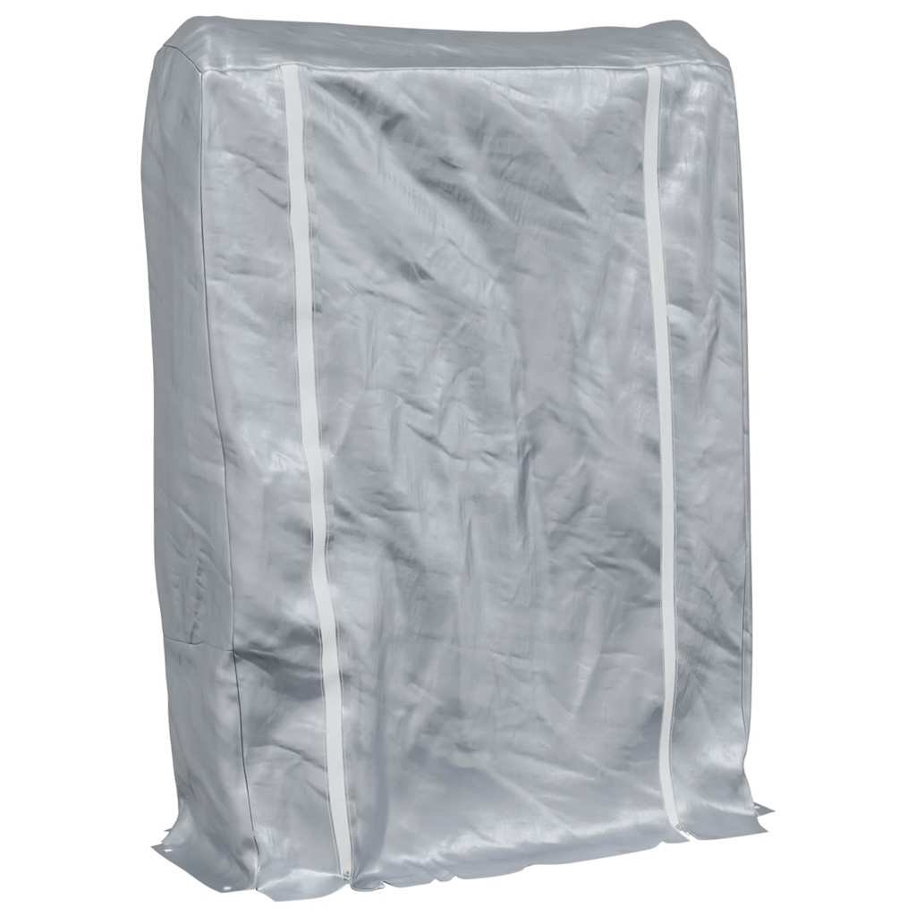 vidaXL Stojak na drewno opałowe z drutem stalowym, 100x25x150 cm, stal