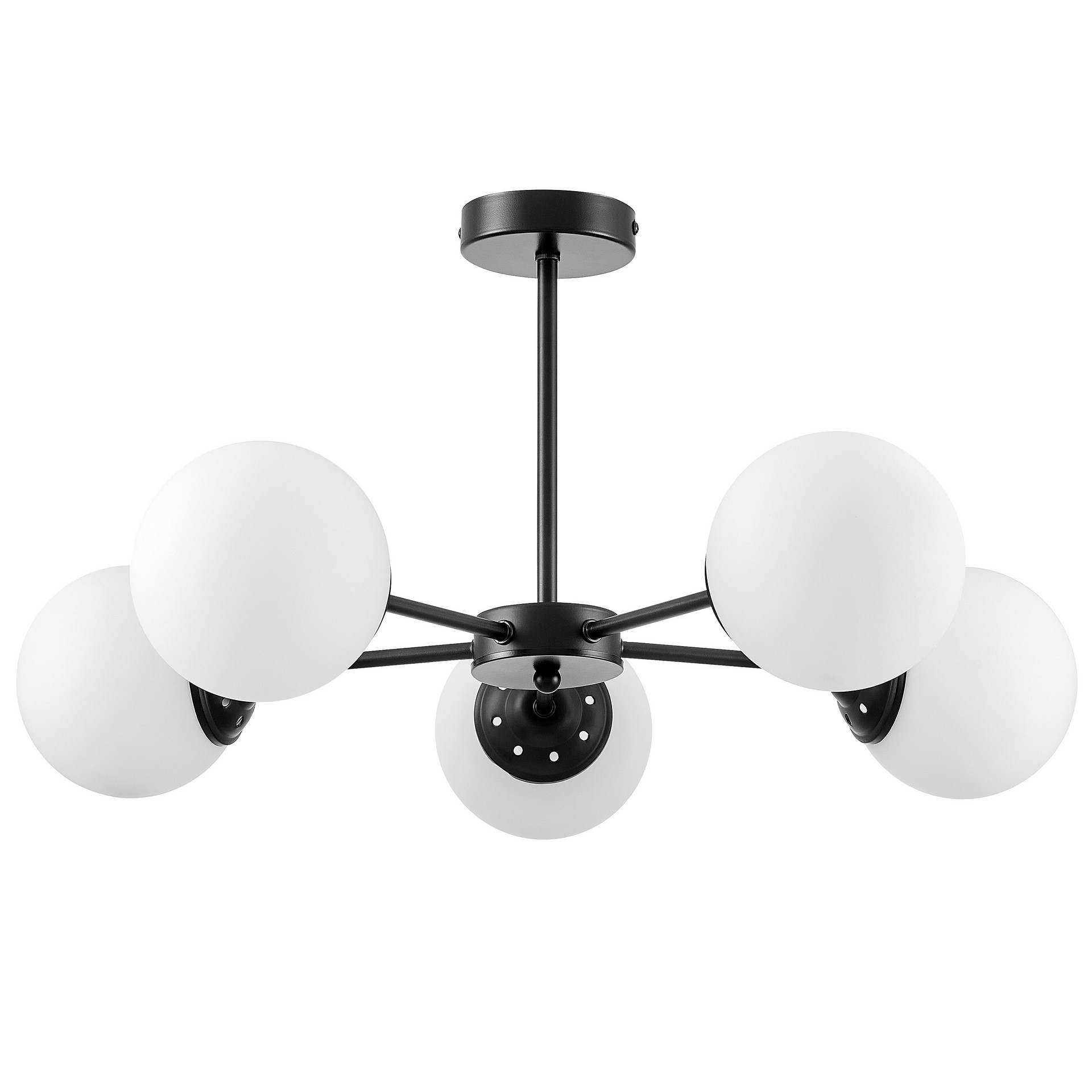 NOWOCZESNA LAMPA WISZĄCA CZARNA FINO RING W5