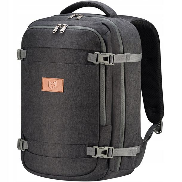 Plecak Podróżny Bagaż Podręczny Ryanair Ecohub 40x20x25cm 20l Ciemny Szary